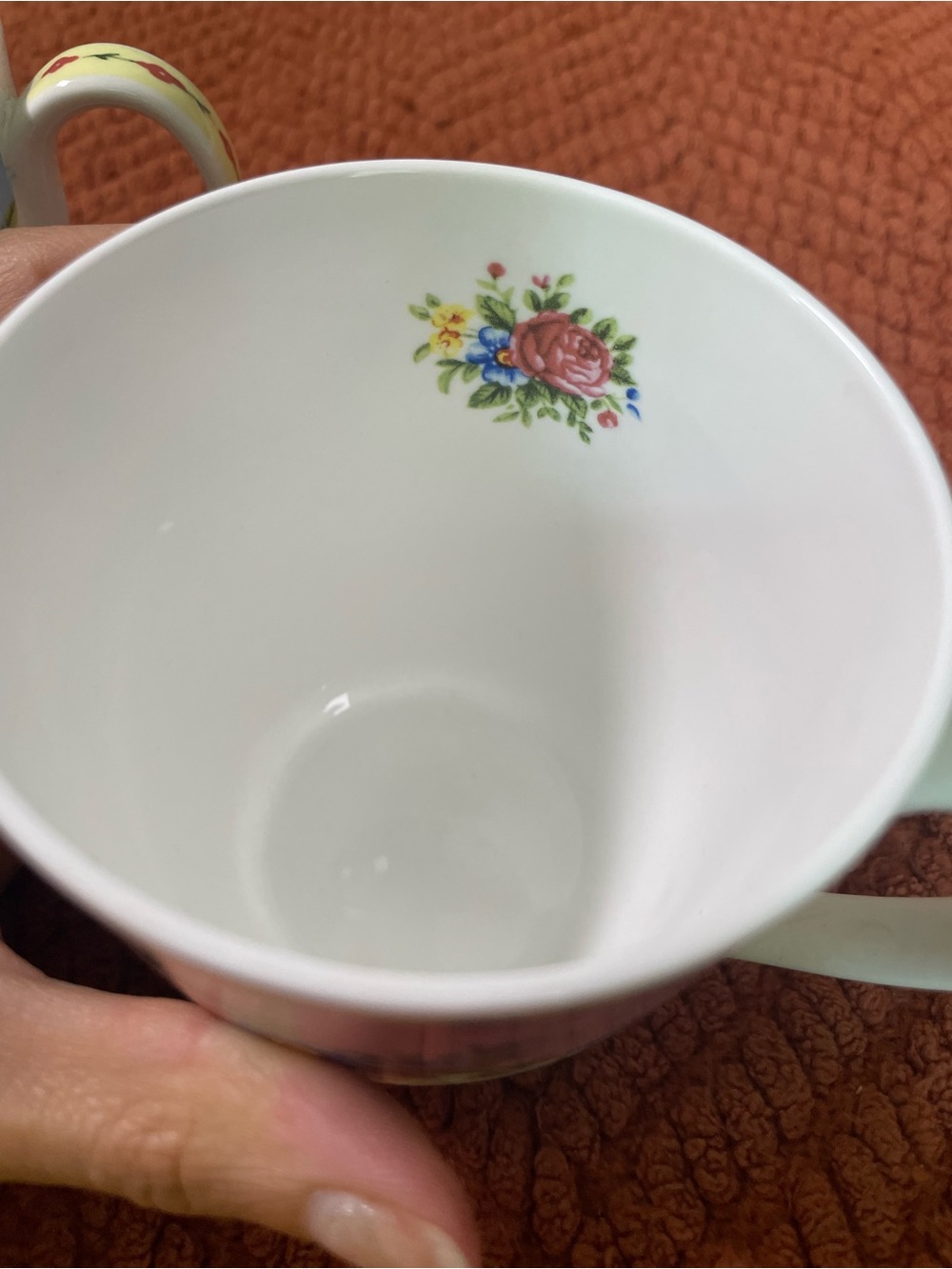 Bone China rose of England Porcelain Mugs Set floral - Picture 5 of 6